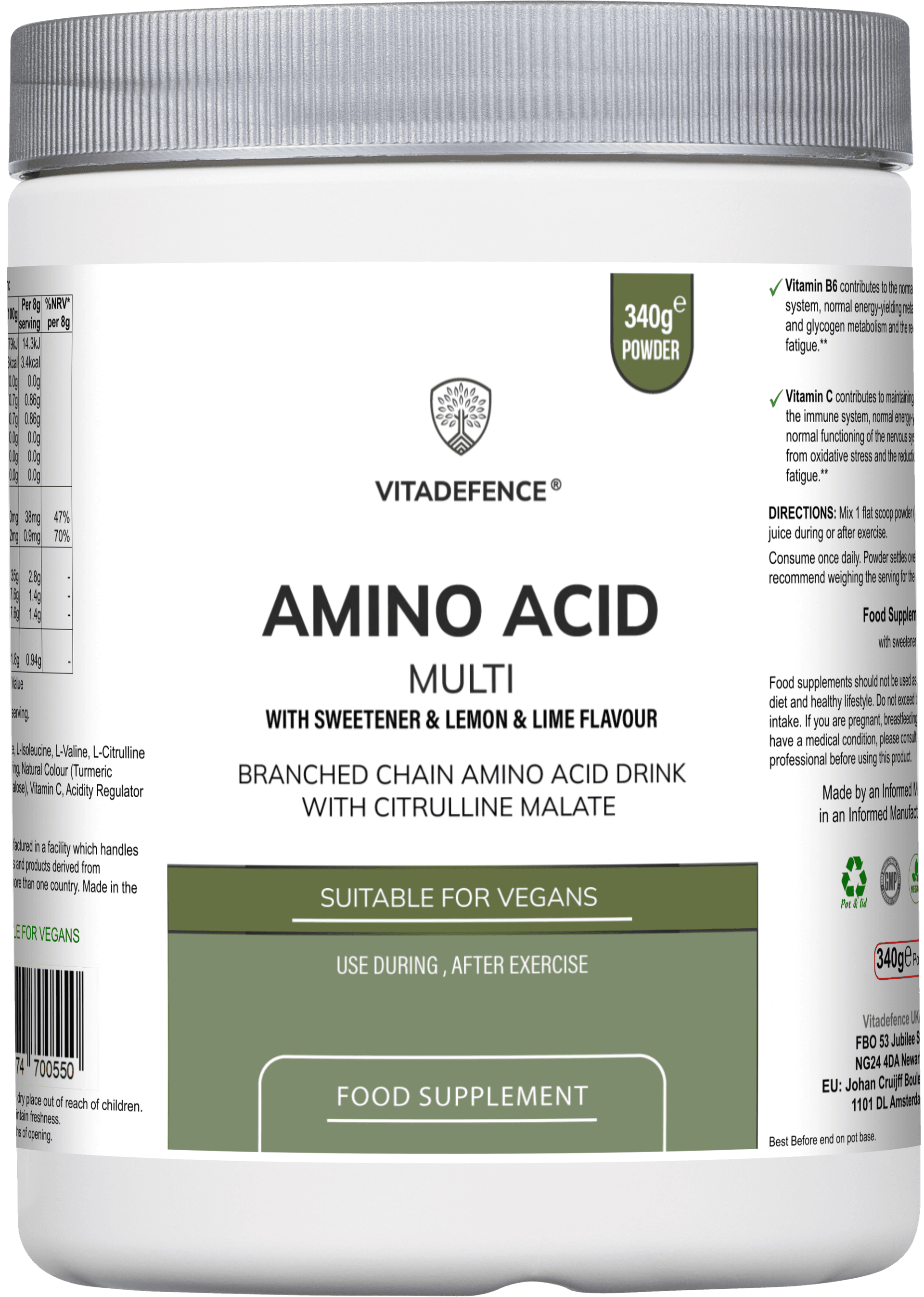 Amino Acid Multi — front