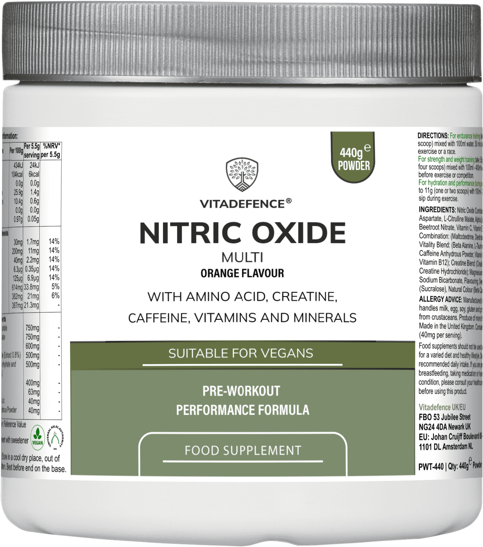 Nitric Oxide Multi — front