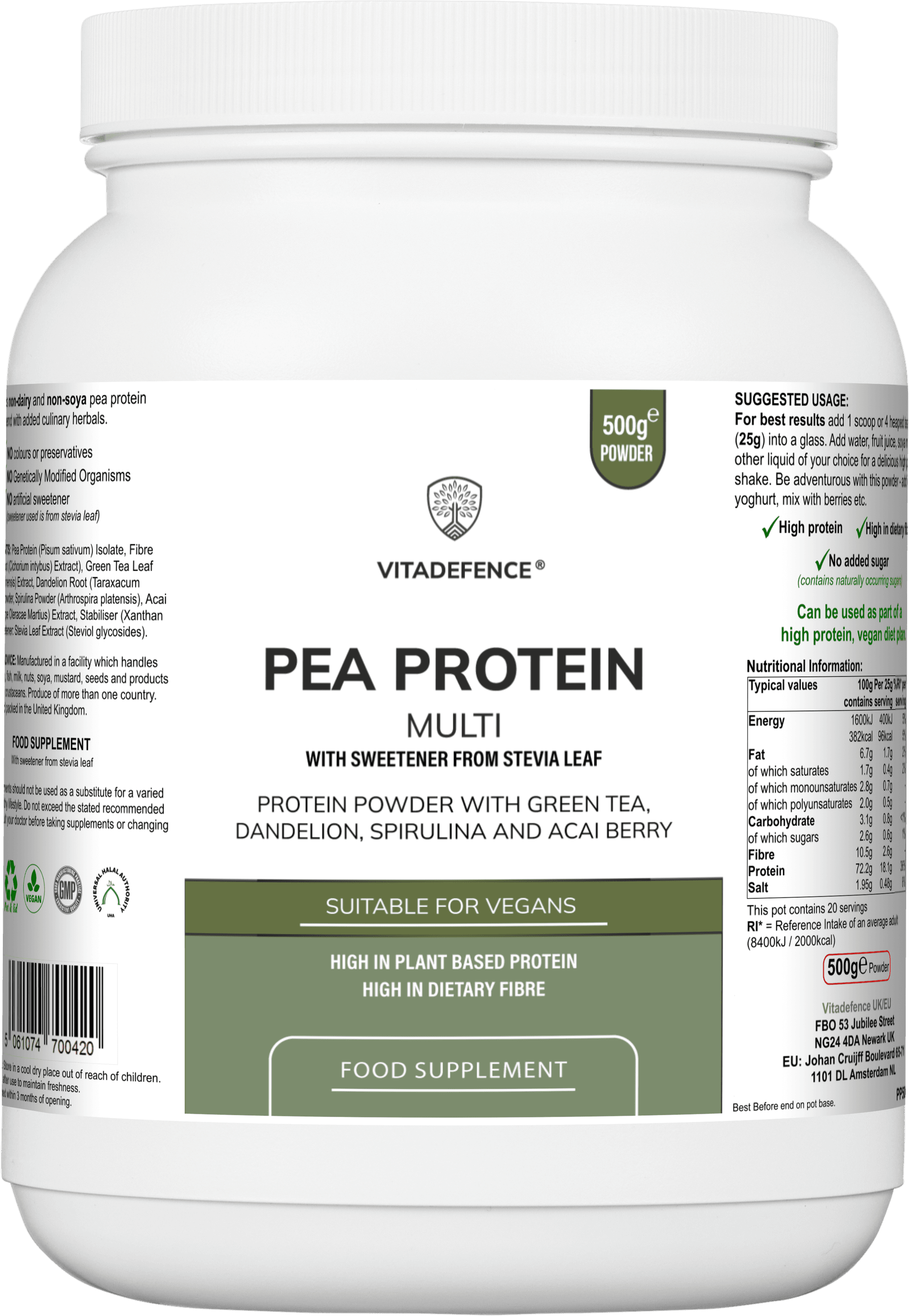 Pea Protein Multi — front
