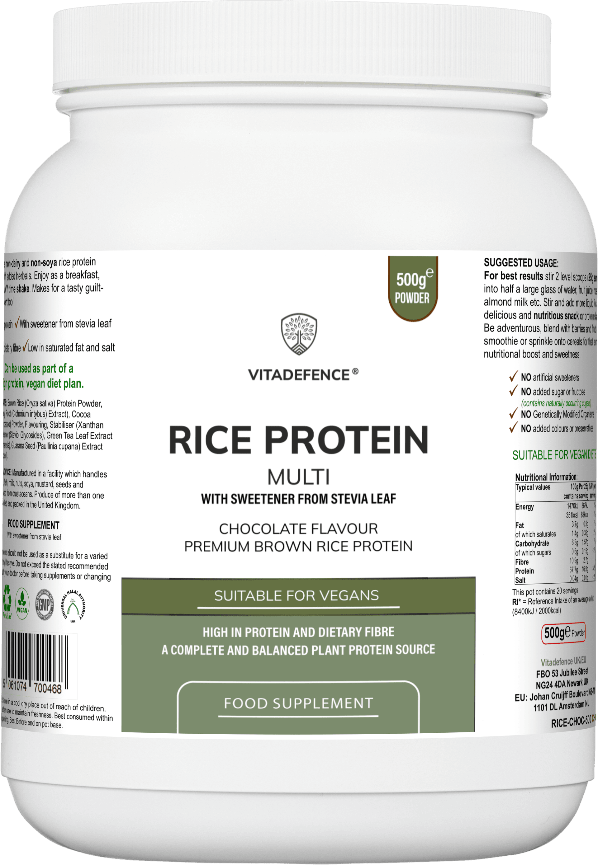 Rice Protein Multi — front